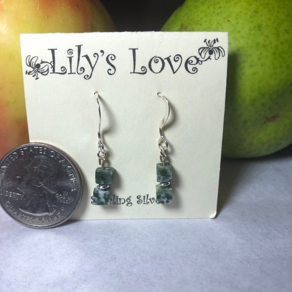 Lily's Love Jewelry - Moss Agate Earrings